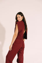 Pantalón pretina irregular