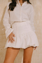 Falda Globo cintura alta Mía