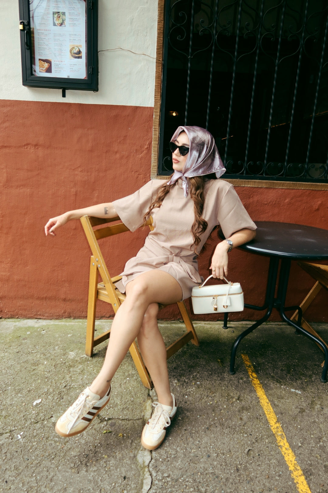 Vestido mini lazo cintura