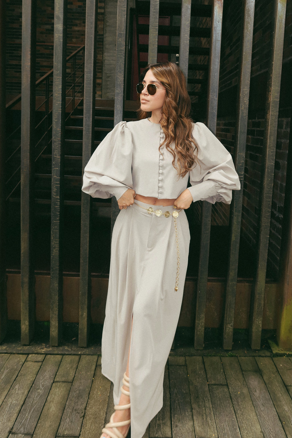 Camisa Botones Bombacha