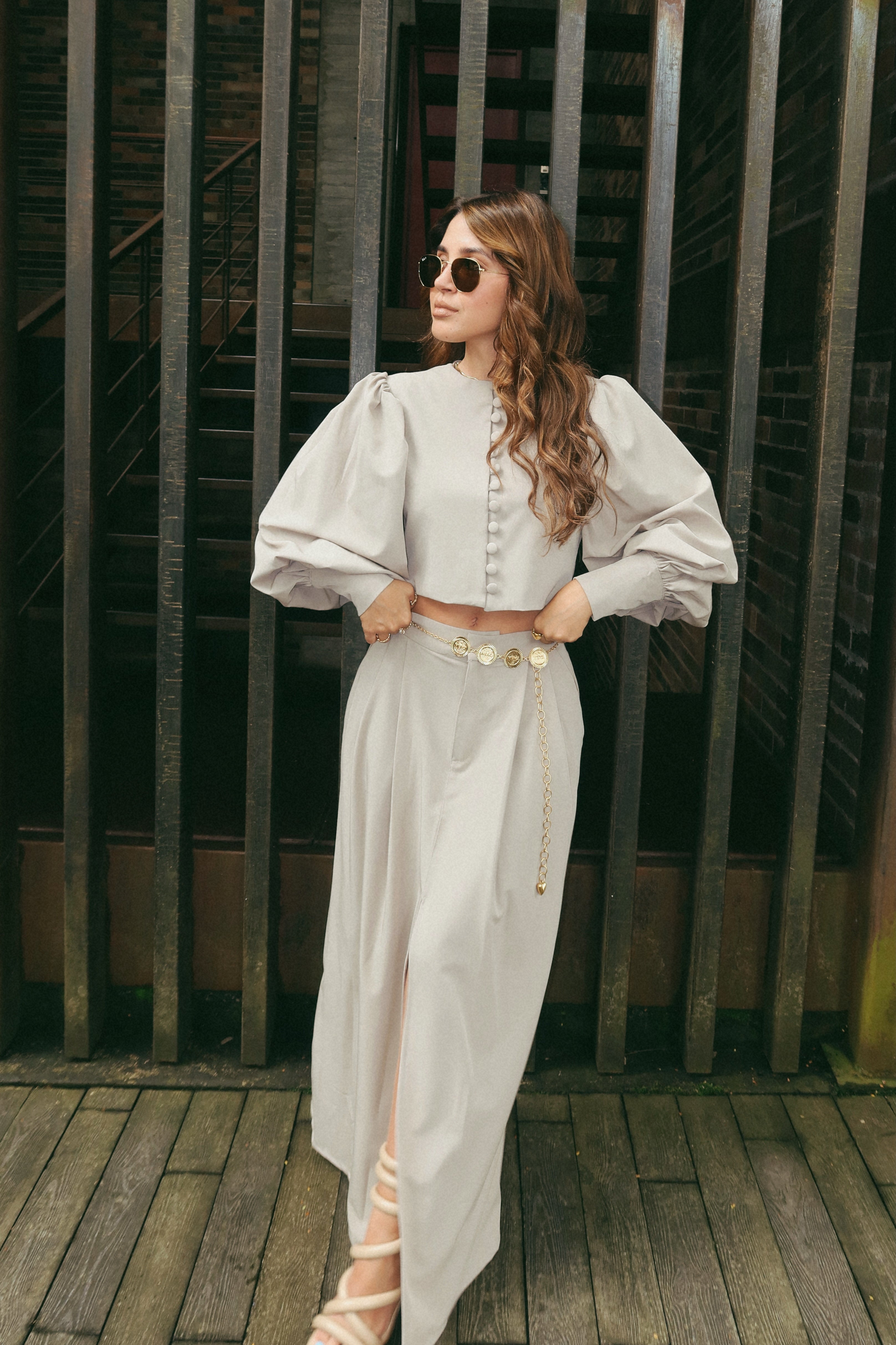 Camisa Botones Bombacha