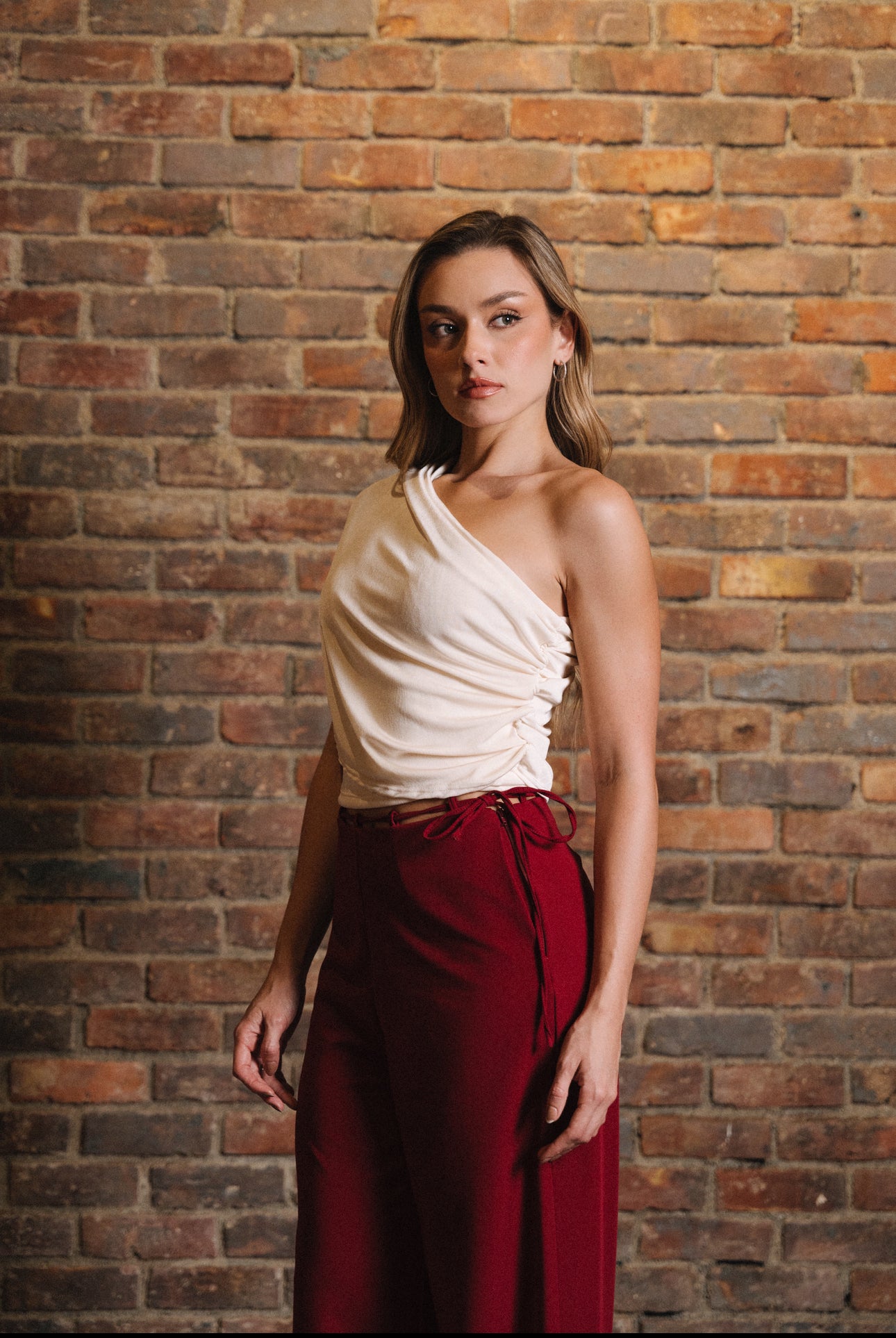 BLUSA ASIMÉTRICA DRAPEADA JULIETTE