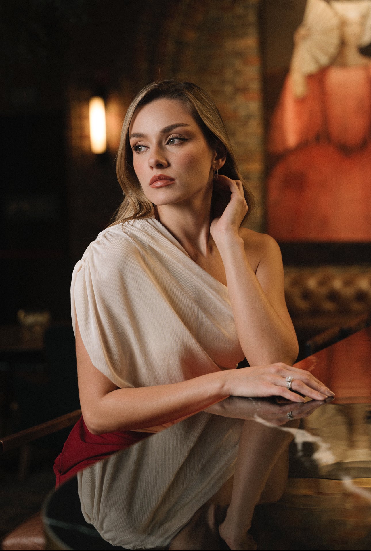 BLUSA ASIMÉTRICA DRAPEADA JULIETTE