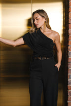 BLUSA ASIMÉTRICA DRAPEADA JULIETTE