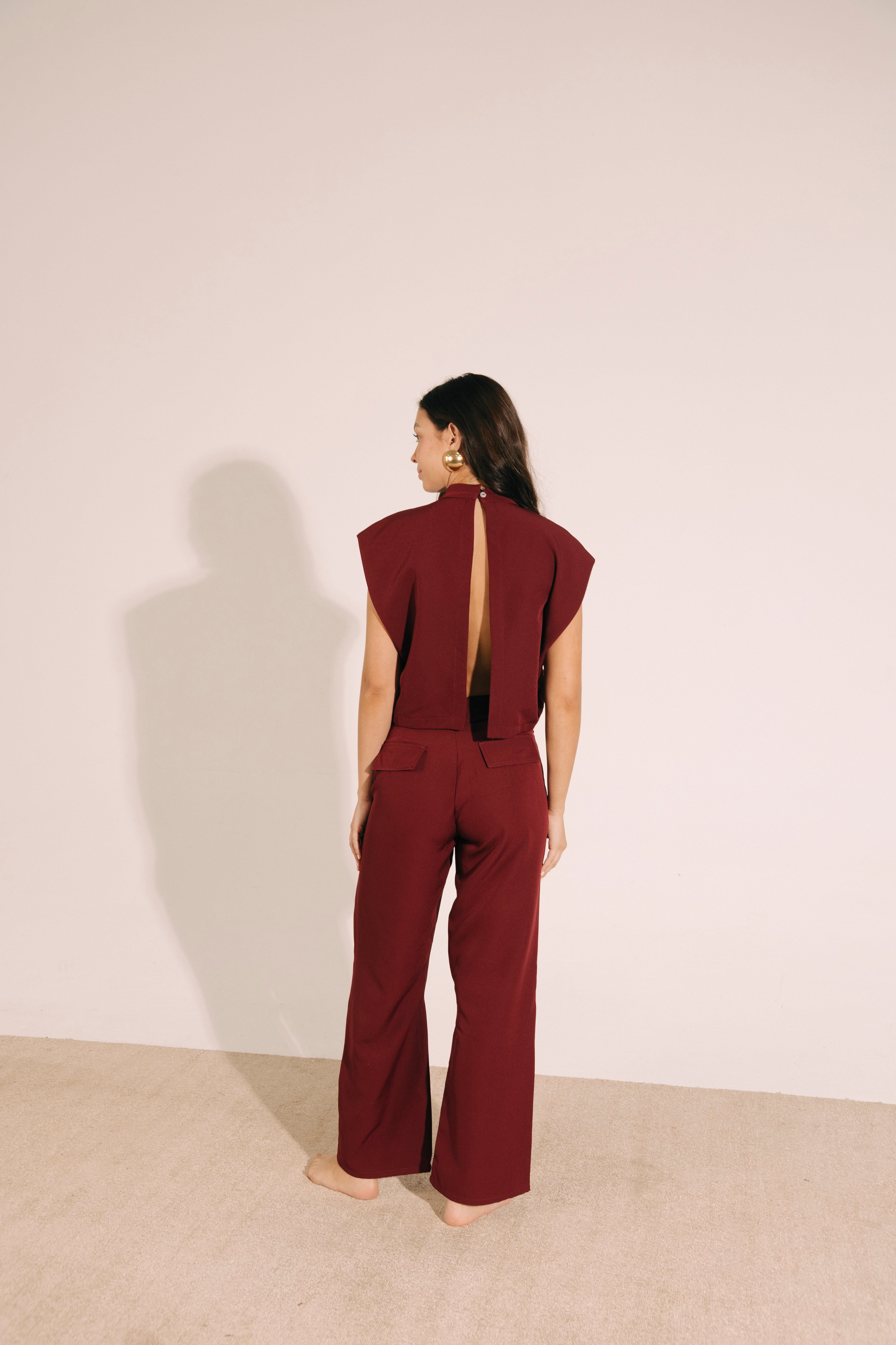 Pantalón pretina irregular