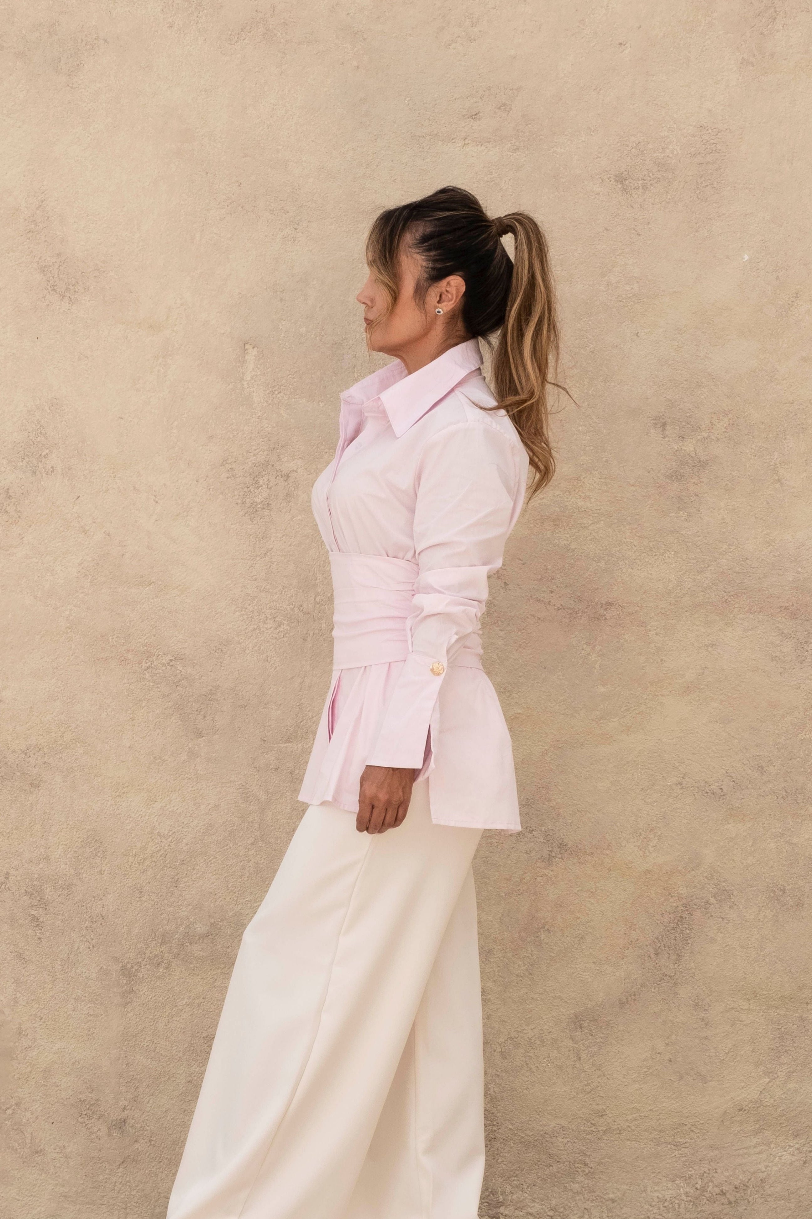 Camisera Herencia botones con fajón removible