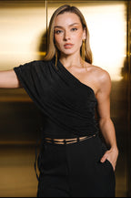 BLUSA ASIMÉTRICA DRAPEADA JULIETTE