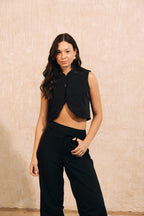 Pantalón pretina irregular